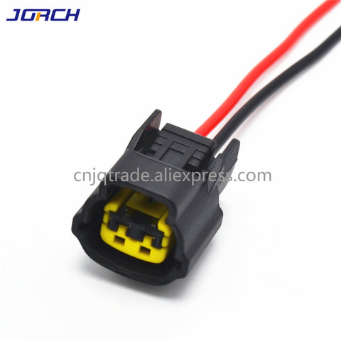 Conector de bocina automotriz impermeable para coche, 1 unidad, 2 pines, 2 pines, molex, para HYUNDAI KIA 6098-0137, con arnés de cableado de 20cm ► Foto 1/5