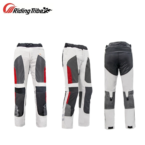 Los hombres de pantalones de verano invierno impermeable Motocross de protección profesionales pantalones con Anti-colisión rodilleras HP-12 ► Foto 1/6
