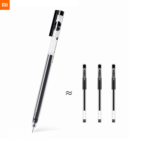 Xiaomi-Bolígrafo de gel duradero de gran capacidad, bolígrafo de 0,5mm, con tinta negra fluida para escritura, suministros de oficina, regalo para estudiantes, nuevo, 1 Uds. ► Foto 1/6