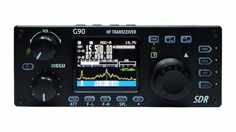 Radio Amateur Xiegu G90 HF transceptor HF 20W SSB/CW/AM/FM 0,5-30MHz SDR estructura con construido en antena de automóvil sintonizador ► Foto 1/4