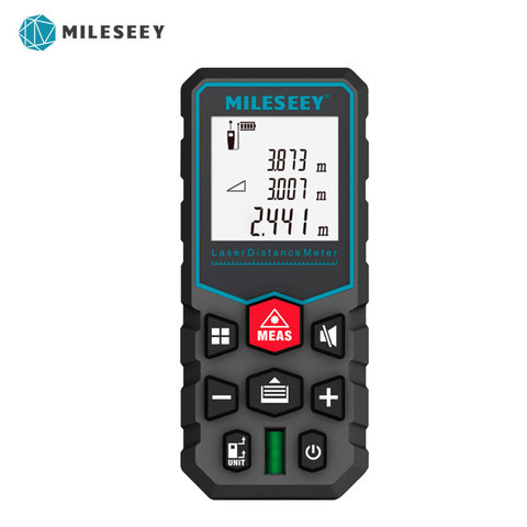 Mileseey-Medidor de distancia láser X5, telémetro trena, cinta láser, telémetro digital, dispositivo de medida de construcción, herramienta de prueba de regla ► Foto 1/6