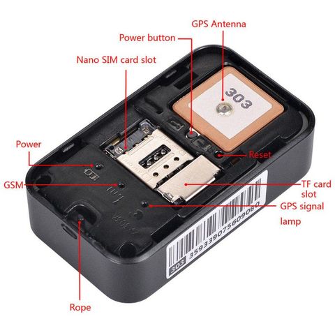 Mini localizador GPS G03, dispositivo antirrobo, con seguimiento en tiempo Real, grabadora de voz, Wifi ► Foto 1/6