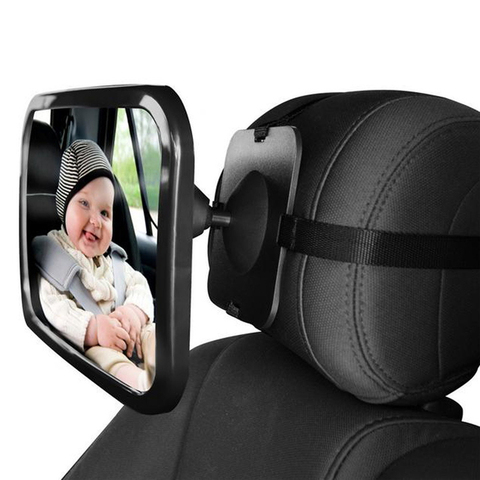 Espejo de coche ajustable para bebé, asiento trasero, montaje para reposacabezas, accesorios de Monitor de seguridad ► Foto 1/6