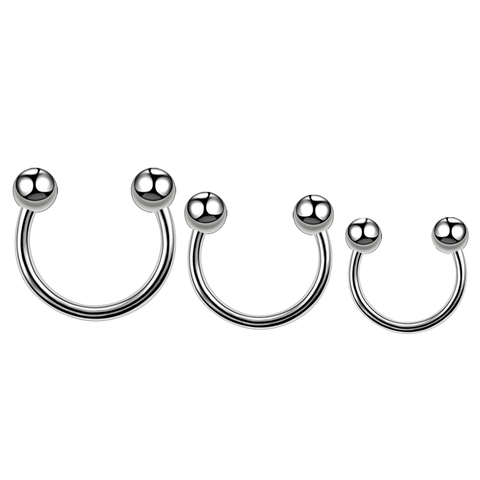 10 uds/20 piezas uds/50 Uds G23 de titanio anillo oído anillos de Piercing para nariz Helix Piercing Septum CBR joyería del cuerpo ► Foto 1/6