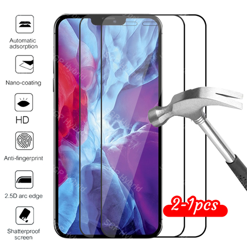 Funda de vidrio templado para iphone 12 pro max, funda protectora de vidrio para iphone 12 mini 12pro 12 ► Foto 1/6