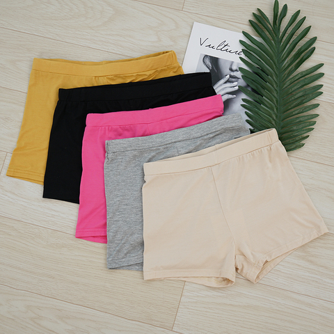 2 uds./3 uds. Flaca negro blanco gris mujer verano otoño Braga pantalón de protección respetuoso con el medio ambiente viscosa spandex shorts M30225 ► Foto 1/6