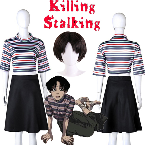 Disfraz de Cosplay de Manga Killing acking para niñas, camiseta informal con falda, uniformes para carnaval y Halloween ► Foto 1/6