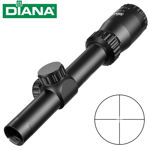 DIANA 1,5-5X20 arma de caza al aire libre objetivo densa línea de diferenciación soporte interno ajuste corto Rifle óptica alcance ► Foto 1/6