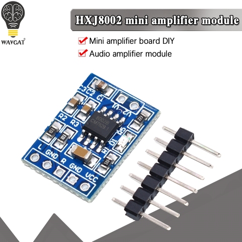 Mini amplificador de potencia de Audio HXJ8002, módulo amplificador de Audio BTL, 3W, Canal Mono, voz de bajo ruido, 2,0-5,5 V para altavoz ► Foto 1/6