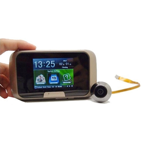 Mini timbre electrónico para el hogar, Visor de mirilla Digital con pantalla TFT de 2,8 pulgadas, Sensor CMOS de 3MP, grabadora de vídeo ► Foto 1/6