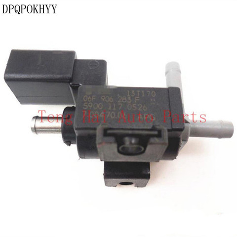 DPQPOKHYY-Válvula Solenoide de refuerzo de Turbo cargador, válvula de Control de puerta de residuos, válvula N75, para Audi VW OEM, 06F906283D ► Foto 1/4