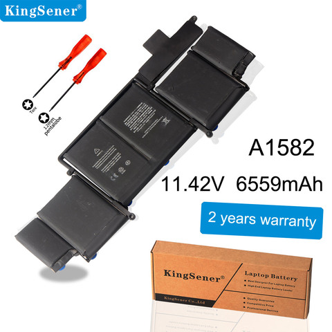 KingSener-batería modelo A1582 para ordenador portátil, parte de PC de 13 pulgadas, Retina A1502, año 2015, con herramientas, ME865, ME864, 020-00010, 11,42 V, 6559mAh ► Foto 1/6