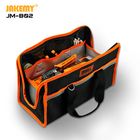 JAKEMY-Bolsa de herramientas portátil de tela Oxford, 600D, resistente al agua, con correas de hombro fuertes, fácil de empaquetar, equipo de almacenamiento, B02 ► Foto 1/6