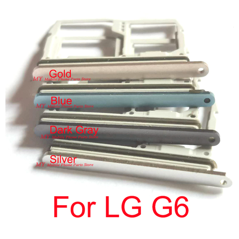 Nuevo soporte para tarjeta Sim lector de repuesto para LG G6 H870 G600 US997 VS988 bandeja Sim titular de la tarjeta con adaptadores impermeable reparar ► Foto 1/1