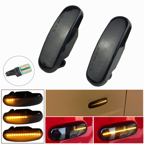 Lámpara secuencial para Fiat Doblo Panda, Idea, Stilo Fiorino, Multipla Punto Qubo Linea Musa, luz LED dinámica de señal de giro, indicador lateral ► Foto 1/1