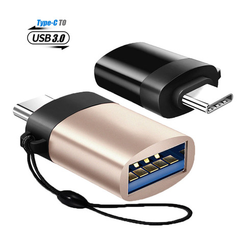 Adaptador USB 3,0 a tipo C OTG, convertidor Micro USB OTG, cinta de USB-C C, OTG, para Samsung, Huawei, LG, Xiaomi, Tablet ► Foto 1/6