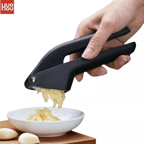 Prensa Manual para ajo de cocina HUOHOU, herramienta de cocina trituradora de ajo, herramienta para apretar frutas y verduras ► Foto 1/6