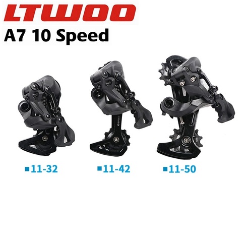 LTWOO-desviador trasero A7 para bicicleta de montaña, sistema de 10 velocidades, jaula larga, desviador trasero Compatible con SRAM SHIMANO ► Foto 1/6