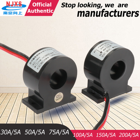 Transformador de corriente alterna BZCT20AL-30a/5a 50a/5a 75a/5a 100a/5a 200a/5a transformador de corriente de tres fases toroidal monofásica ► Foto 1/6