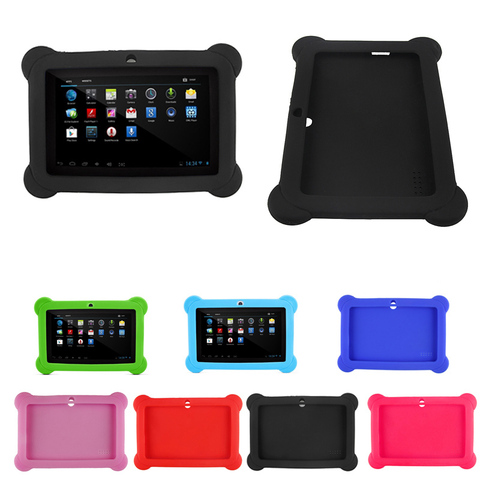 Nuevo Gel silicona protector caso cubierta para 7 pulgadas Allwinner A33 A23 Android Tablet Q88 пенал caso DOM668 ► Foto 1/6