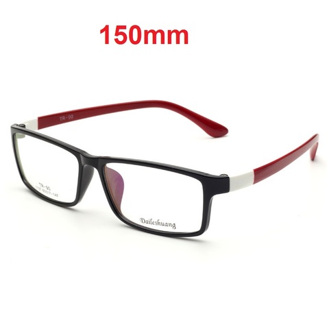 CUBOJUE-Gafas de gran tamaño para hombre y mujer, anteojos con montura de cara ancha, graduadas, para miopía, dioptrías, TR90, 150mm ► Foto 1/6