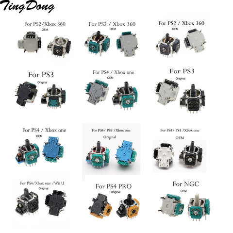 Mando analógico de repuesto 3D de 3 pines y 4 pines para PS3, mando para PS4, XBOX360, PS2, Xbox One 3 ► Foto 1/6