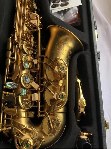 Konig-Saxofón Alto Mib profesional Master, serie envejecida, simulación de cobre antiguo, Saxo plano, Kas-802 ► Foto 1/6