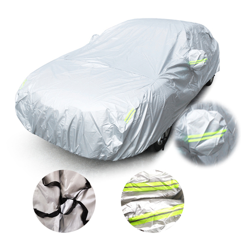 Cubierta Universal para coche Sedán, cubierta completa para interiores y exteriores, protección resistente al polvo y al sol, UV, para nieve, talla S/M/L/XL/XXL ► Foto 1/6