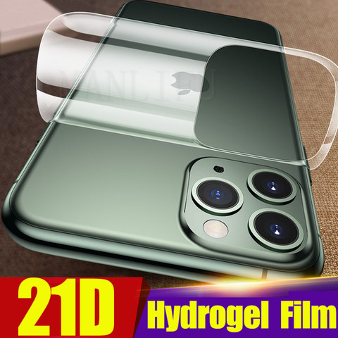 Película de hidrogel de silicona suave para iPhone, Protector de pantalla de silicona suave 6D para apple iphone 11 12 Pro XS Max XR iPhone 12 mini 7 8 Plus SE ► Foto 1/6