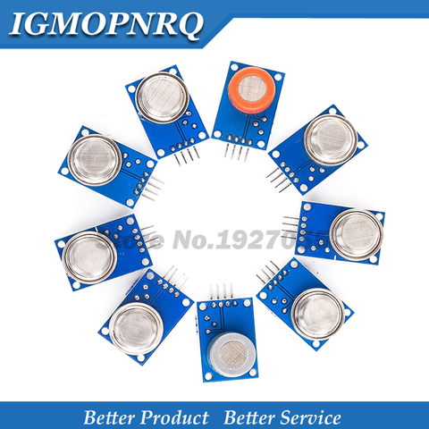 Módulo de Sensor de Gas licuado MQ-2 MQ-3, MQ-4, MQ-5, MQ-6, detección de MQ-7, humo, metano, Kit DIY para principiantes ► Foto 1/1