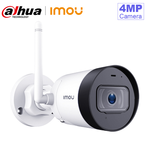 Cámara Dahua Bullet QHD IP para exteriores Imou Bullet Lite, 4MP, micrófono incorporado, notificación de alarma, 30M, visión nocturna, P2P, Wifi ► Foto 1/6