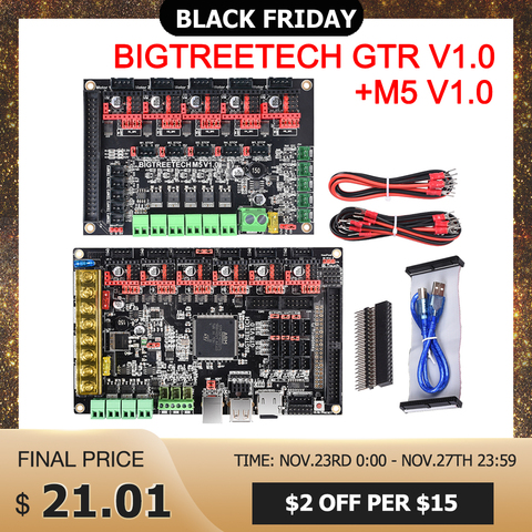 BIGTREETECH GTR V1.0 Control 32Bit + M5 V1.0 placa de expansión 3D piezas de la impresora TMC2209 TMC2208 del SKR V1.4 SKR PRO MKS GEN L ► Foto 1/6