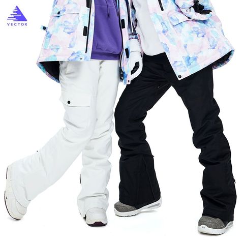 2022 de las mujeres de los hombres pantalones de esquí de invierno a prueba de viento impermeable al aire libre deportes Snowboard esquí pantalones nuevos de talla grande ► Foto 1/5