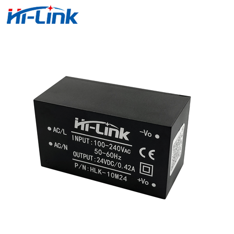 Módulo de suministro de potencia inteligente de AC-DC monofásico aislado, HLK-10M24, 220V, 240V a 24V, 10W ► Foto 1/6