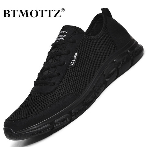 Zapatillas deportivas de malla con cordones para hombre, calzado deportivo ligero y transpirable, con estilo casual, para verano ► Foto 1/6