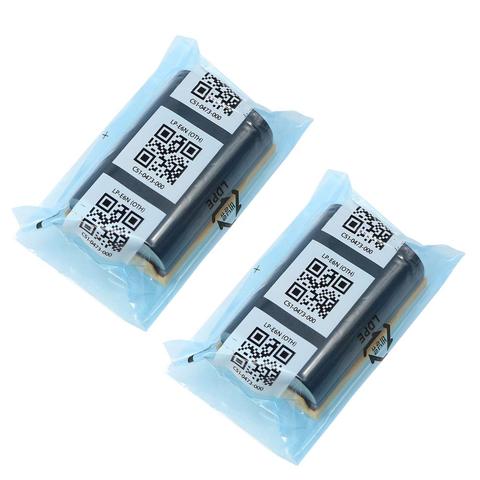 2Ppcs LP-E6N LPE6N1865mAh batería para Canon EOS R 90D 80D 70D 60D 60Da 5D Mark IV III 5DS 5DSR 6D 5D 7D Mark II Cámara ► Foto 1/5