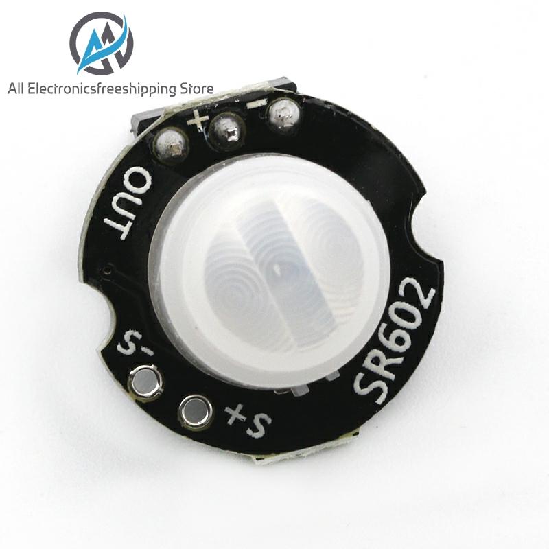 Módulo Detector de Sensor de movimiento MINI MH-SR602 SR602, kit piroeléctrico infrarrojo PIR, soporte de interruptor sensorial para Arduino Diy con lente ► Foto 1/5