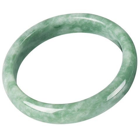 Pulsera de Jade VERDE Natural auténtica para hombre y mujer, accesorios de joyería, amuleto de la suerte tallado a mano, regalos ► Foto 1/6