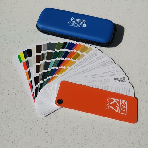 Revestimiento de pintura de rapero, tarjeta de Color estándar internacional, RAL K7, Alemania, con regalo, una caja, envío gratis ► Foto 1/6