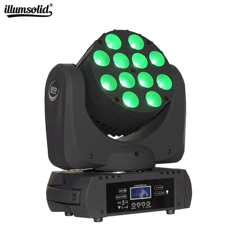 LIRA Led lavado DMX etapa luz en movimiento la cabeza LED haz 12X12W profesional iluminación de escenario RGBW equipos de DJ para la música de la noche ► Foto 1/6