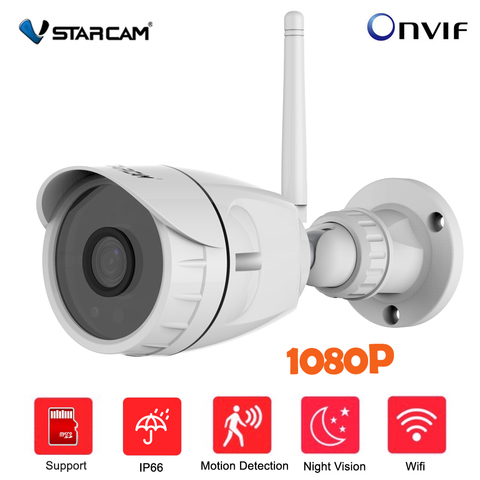 Vstarcam-cámara IP de seguridad tipo bala para exteriores, videocámara inalámbrica de 3MP, 1080P, P2P, CCTV, Onvif de 2MP, IP66, impermeable, visión nocturna, C17S ► Foto 1/6