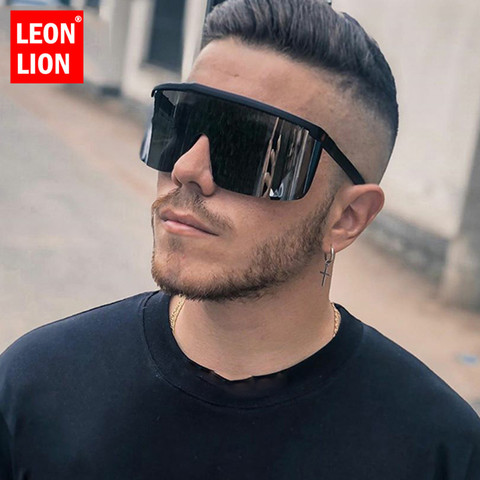 Gafas De Sol De gran tamaño LeonLion 2022, gafas De marca lujosas para hombre/mujer, gafas De Sol Retro para hombre, gafas De Sol Vintage para mujer ► Foto 1/6