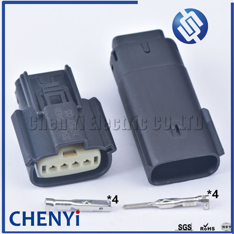 Conector de bobina de encendido para lámpara de luz de coche, conector Molex de 4 pines hembra de 1,2mm, para Ford, Chevrolet, Buick, 33471-0469, 33471-0406, 1 Juego ► Foto 1/6