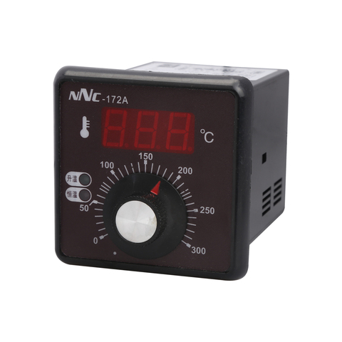 NNC-172A 220V/380V de alta potencia controlador de temperatura para horno termostato de temperatura Rango 0-300 C con Therucouple E ► Foto 1/6