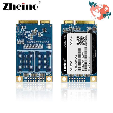 Zheino Msata SSD de GB 64GB 120GB 240GB 480GB 1TB SSD TLC SATAIII MLC interna de unidad de estado sólido para ordenador portátil Mini PC Tablet PC ► Foto 1/6