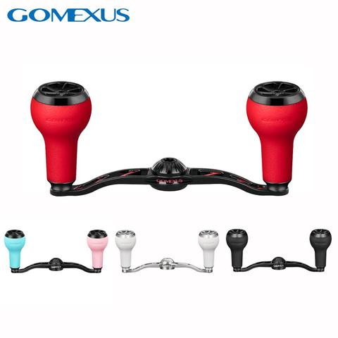 Gomexus Manivela de Carrete 100mm para Shimano Antares Daiwa Steez Ryoga Abu Garcia Revo Baitcasting Reel CNC Doble Handle Aluminio ► Foto 1/6