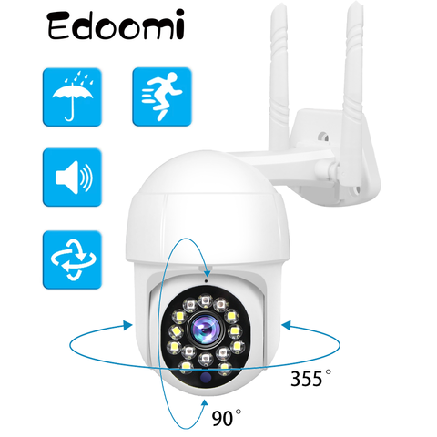 Yoosee-cámara IP de seguridad inteligente para exteriores cámara domo de velocidad PTZ con visión nocturna IR de 2MP, WiFi, 1080P, HD, CCTV, P2P ► Foto 1/6