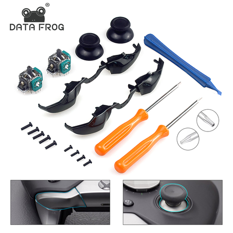 DATA FROG 2 uds nuevo botón negro LB RB parachoques para Xbox One controlador con puerto Jack de 3,5mm para Controlador Xbox One Elite ► Foto 1/6