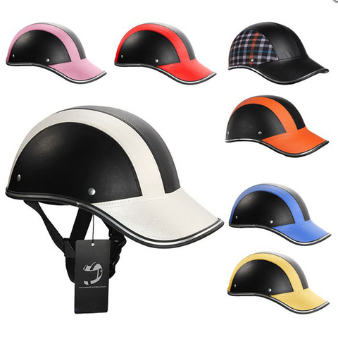 Casco para bicicleta o motocicleta ajustable para hombre y mujer, gorra de béisbol para ciclismo de montaña ► Foto 1/5