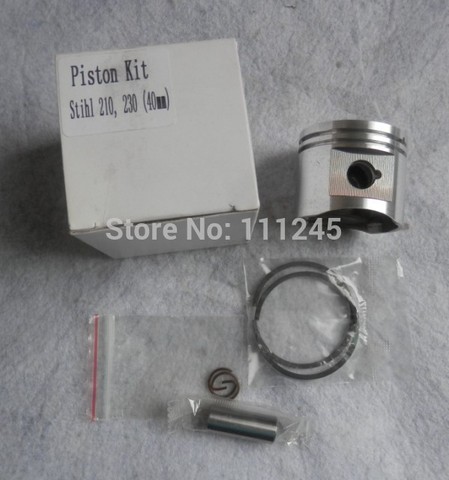 MS230 KIT de pistón de 40mm para STIHL 021 023 MS210 cilindro de motosierras ASSY KOBLEN anillo PIN CLIP de la Asamblea 1123 030 2003 envío gratis ► Foto 1/6